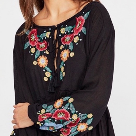 🆕 Free People Spell On You Embroidered Mini Dress - Picture 4 of 13